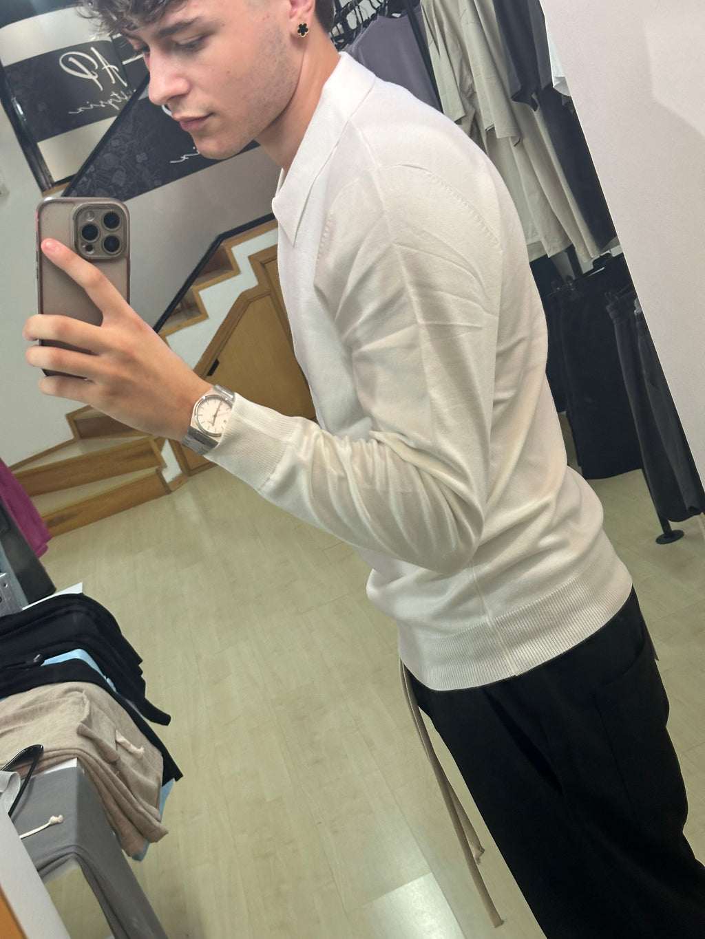 Polo mezza zip