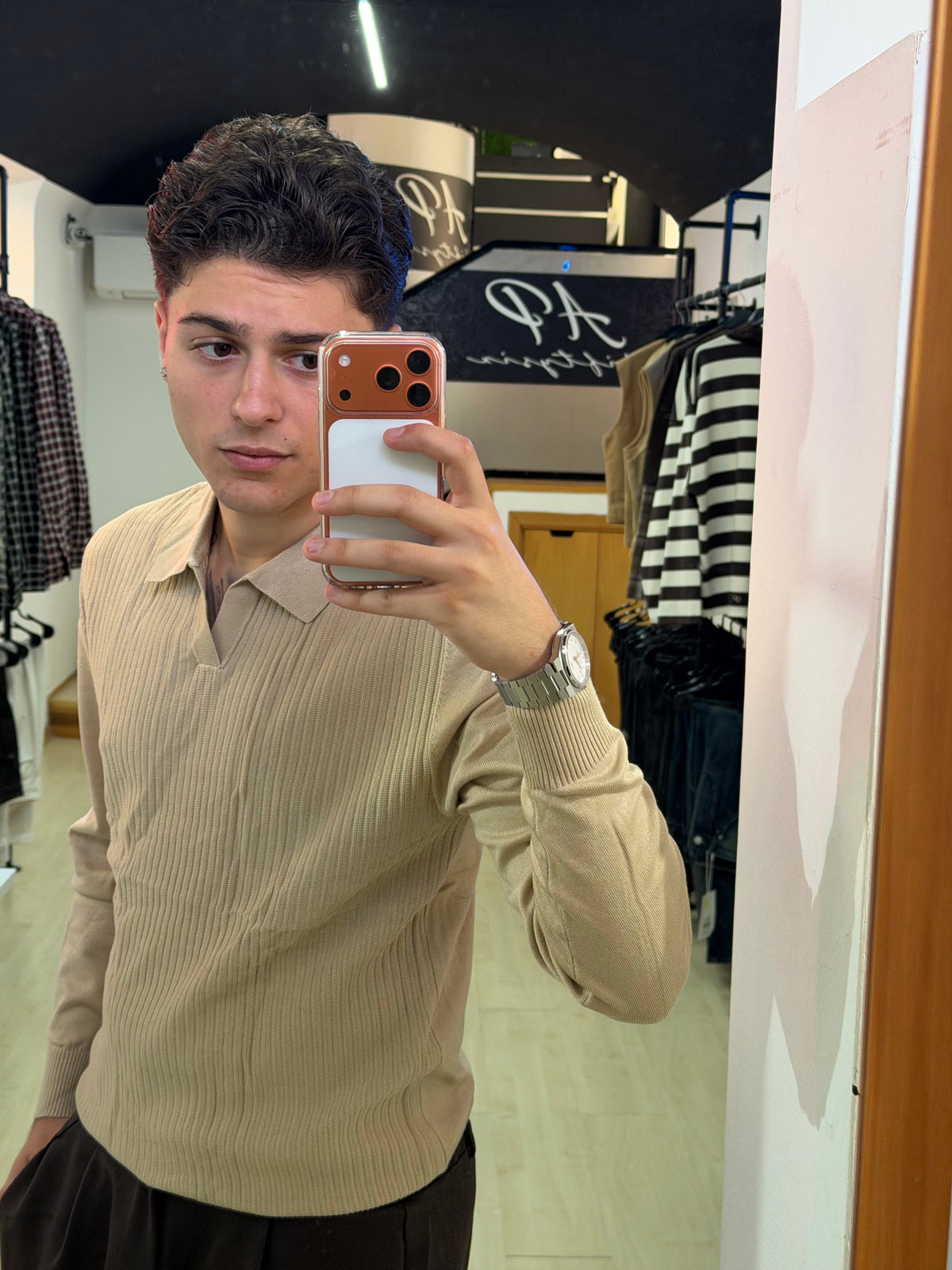 Polo collo V