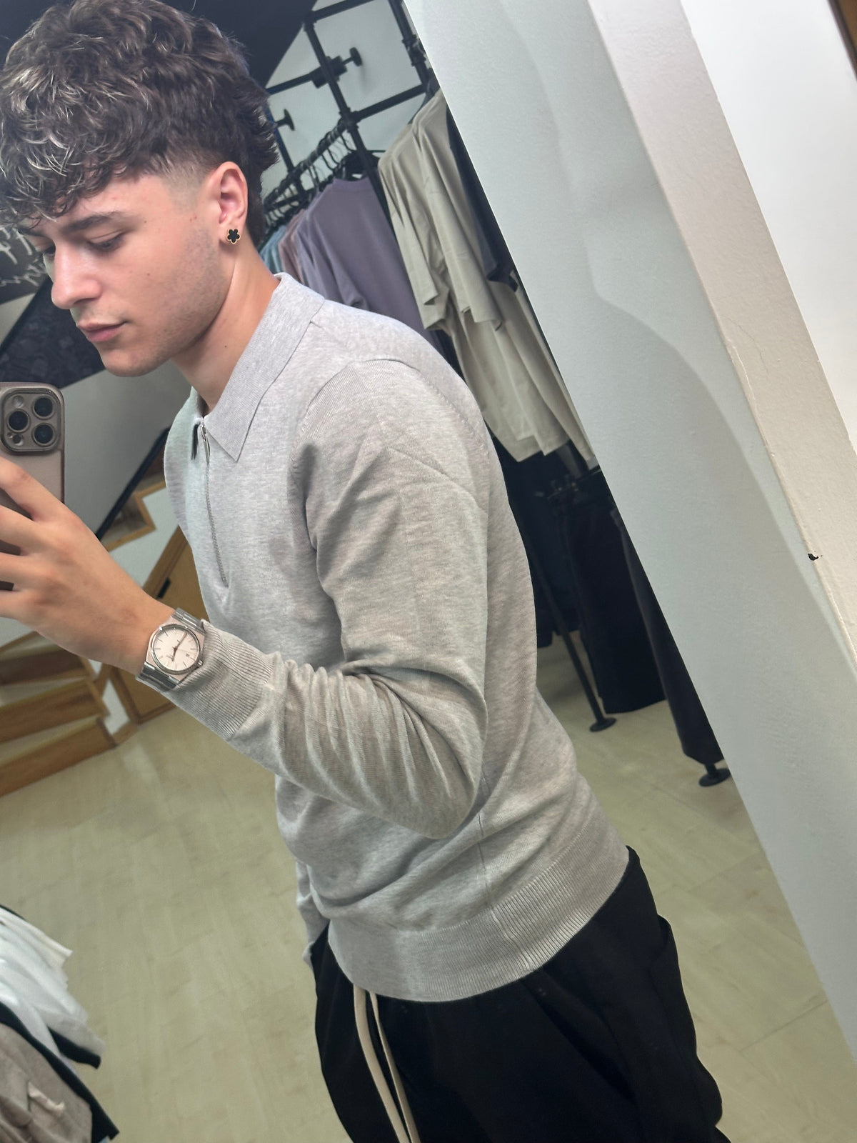 Polo mezza zip