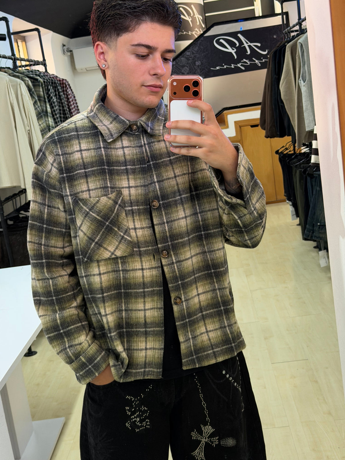 Camicia a quadri